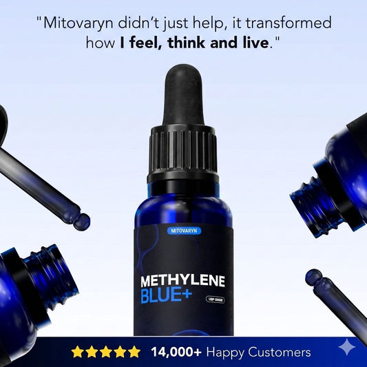 Mitovaryn Methylene Blue Recharges Your Cells to Boost Energy, Focus & Reduce Pain